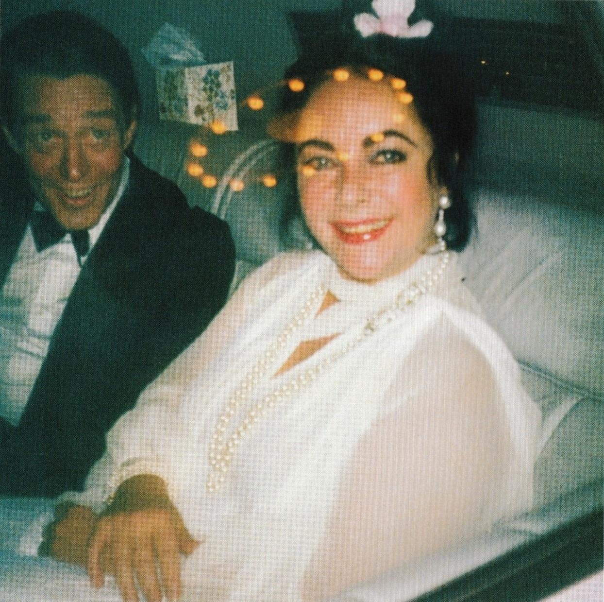 Elizabeth Taylor with Halston at a party for Edith Head Pierre Hotel, New York City, April 24th, 1979 - Gary Lee Boas 