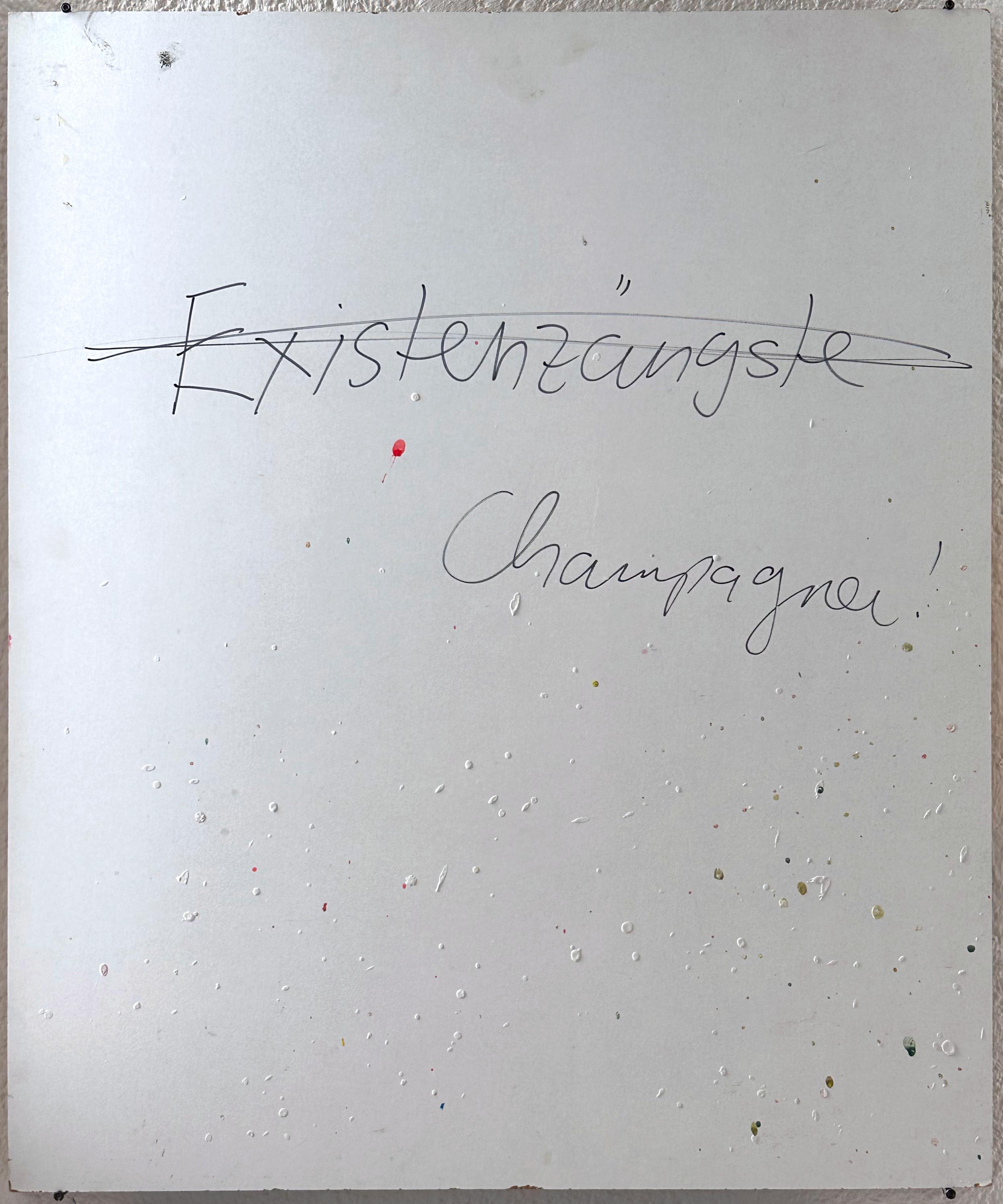 Existenzängste-Champagner! - Beni Bischof 