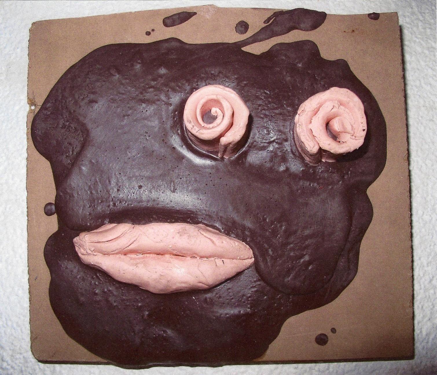 Ohne Titel, brauner Kopf - GELITIN 