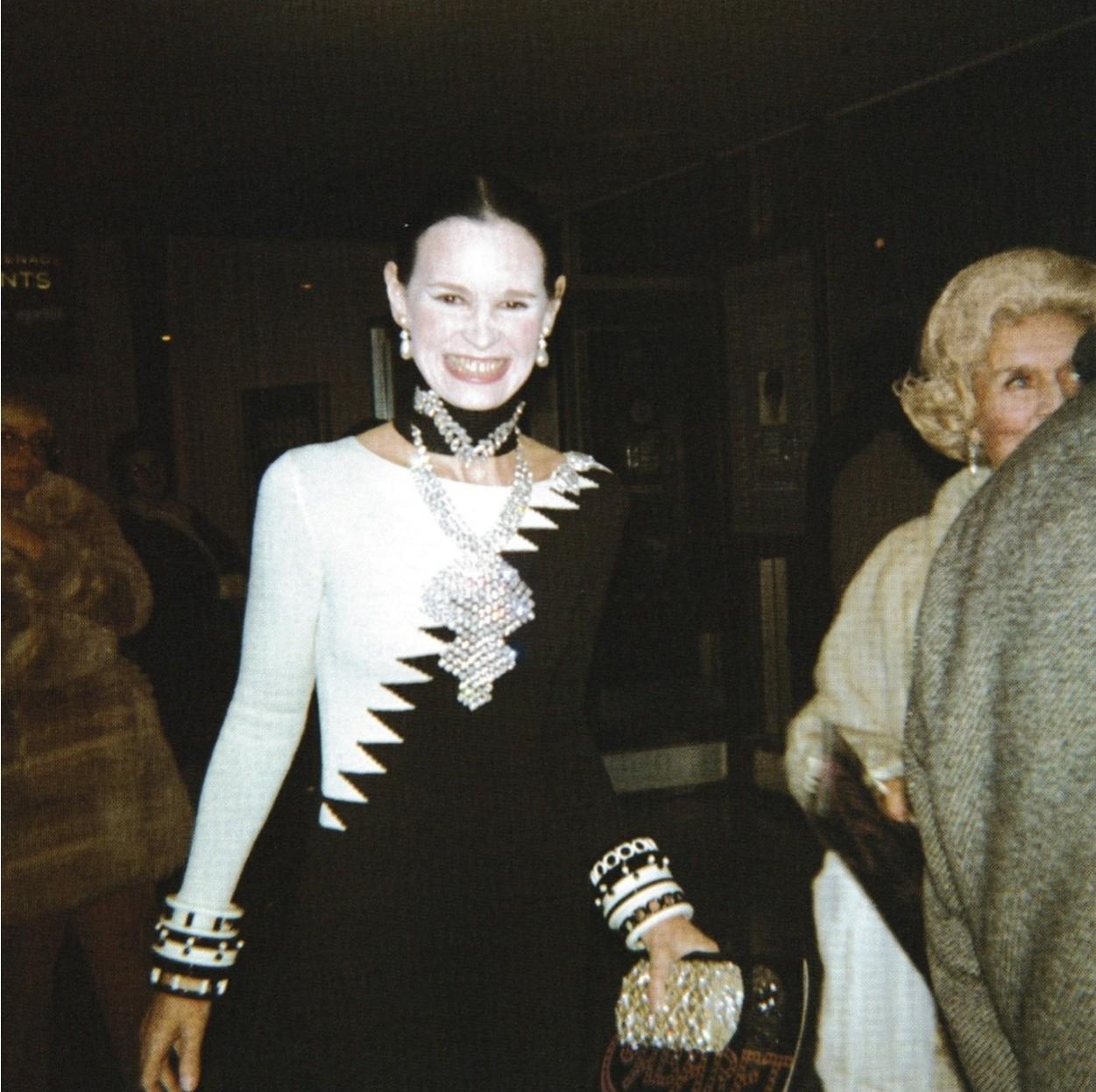 Gloria Vanderbilt at the Cabaret premiere party Hilton Hotel, New York City, February 13th, 1972 - Gary Lee Boas 